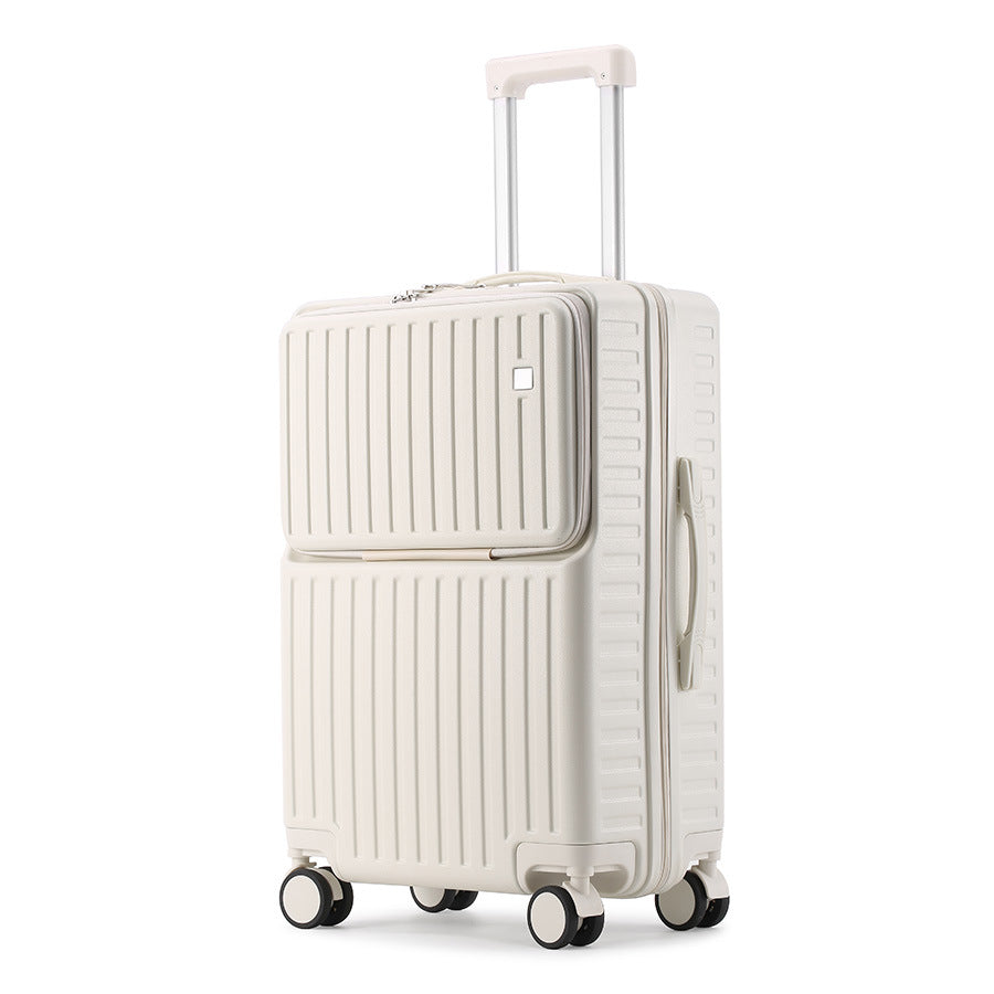 Front Opening Hard Shell Luggage with USB Port