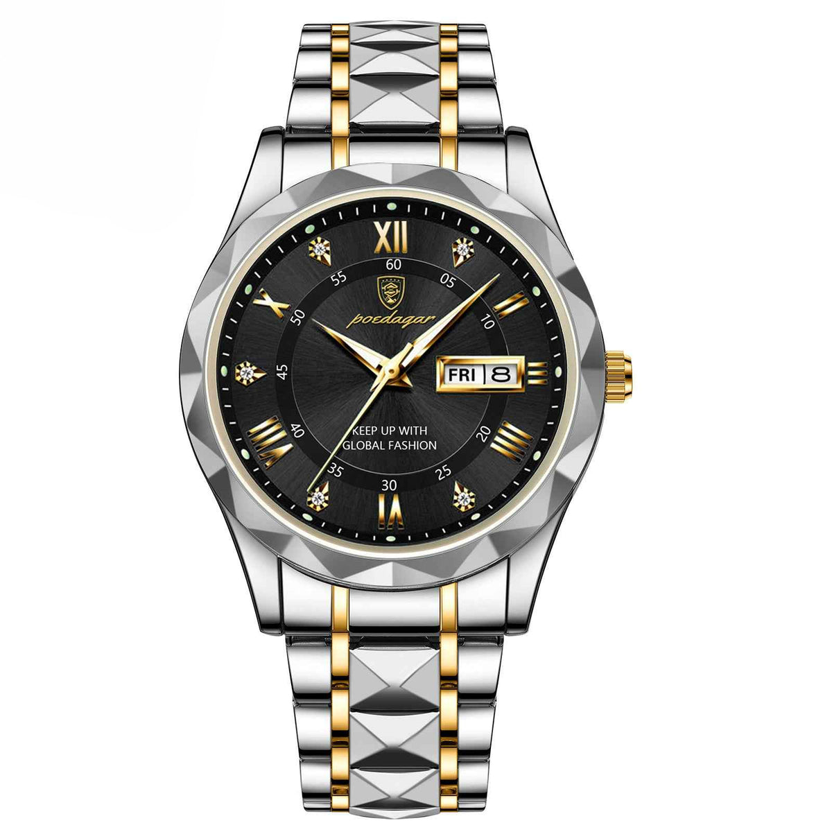 Men’s Luminous Watch – Night‑Read Quartz Wristwatch - Lifestyle Travel Trading