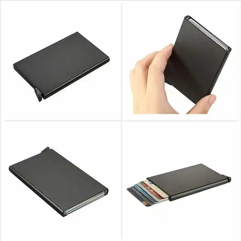 RFID Smart Wallet | Metal Card Holder with Pop-Up Design for Men & Women Dropified