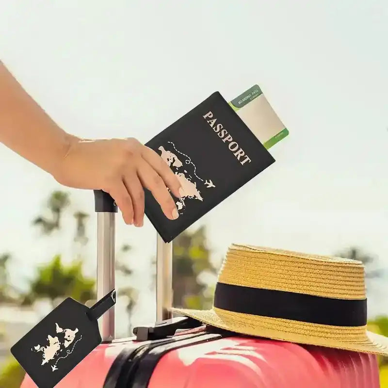 Passport Holder | Slim PU Leather Travel Document Wallet Cover Dropified