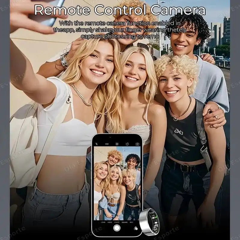 Smart Ring | Health Monitoring Wearable with Heart Rate & Sleep Tracking Dropified