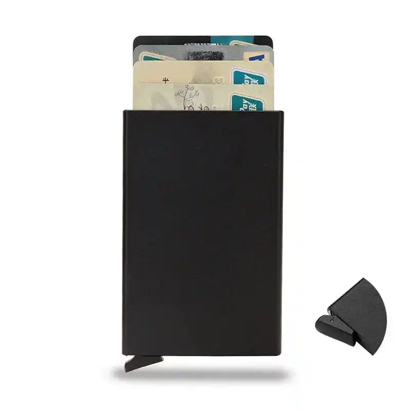 RFID Smart Wallet | Metal Card Holder with Pop-Up Design for Men & Women Dropified