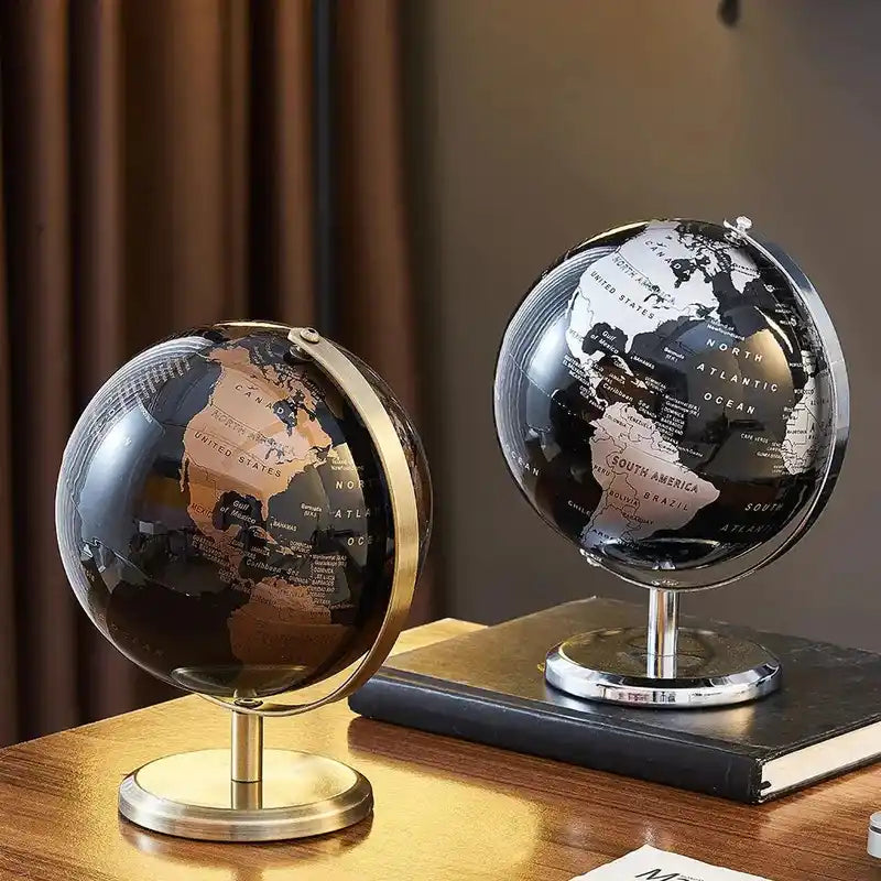 World Globes | Retro Modern Desk Globe for Ultimate Décor Dropified