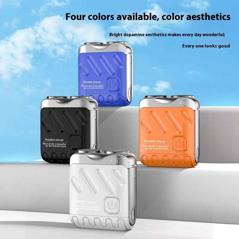 Portable Electric Shaver for Men – Mini Waterproof Travel Shaver