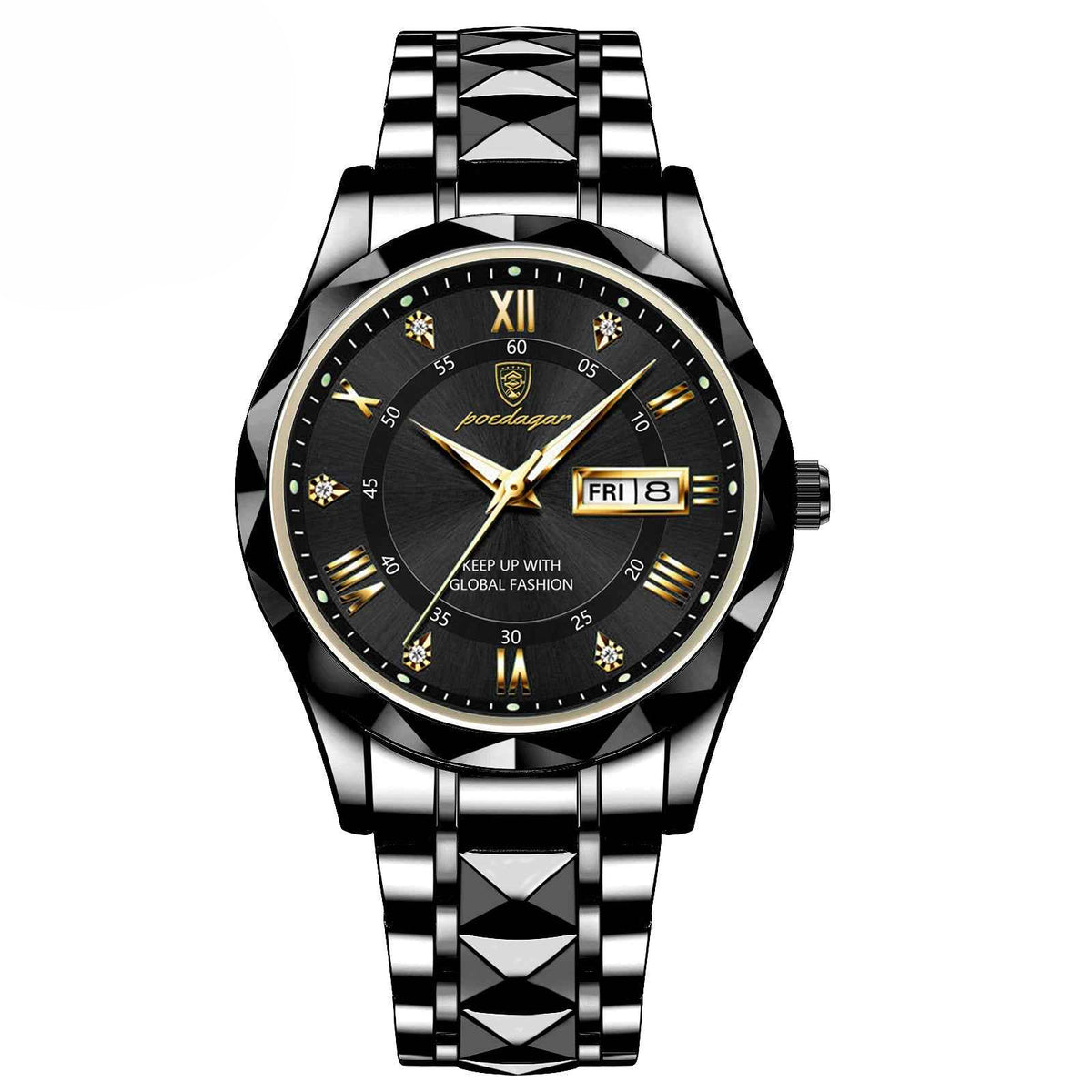 Men’s Luminous Watch – Night‑Read Quartz Wristwatch - Lifestyle Travel Trading