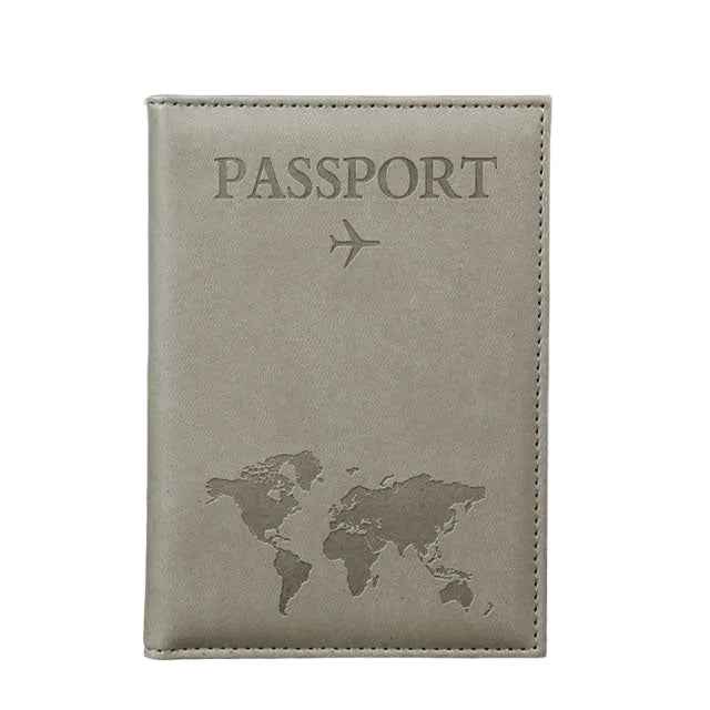 Passport Holder – Slim PU Leather Travel Document Wallet (Type A)