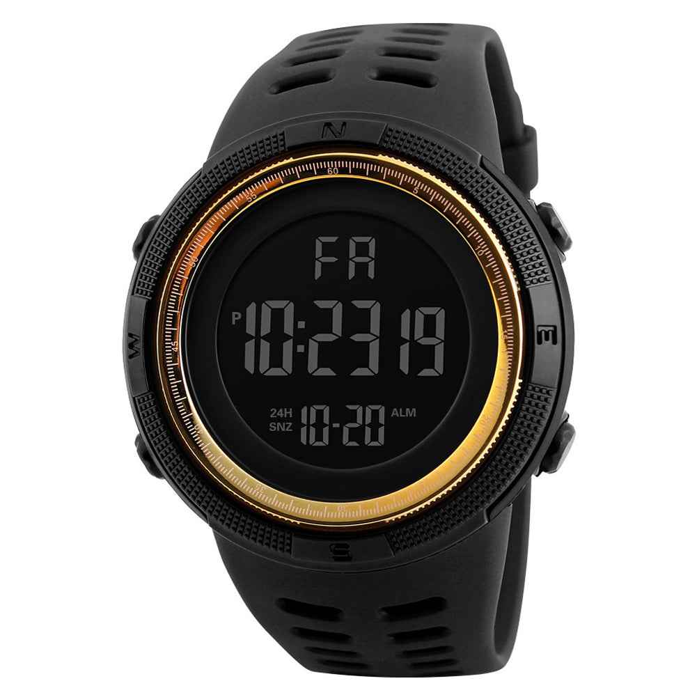 Men’s Military Digital Watch – Quartz LED Sports Multifunction
