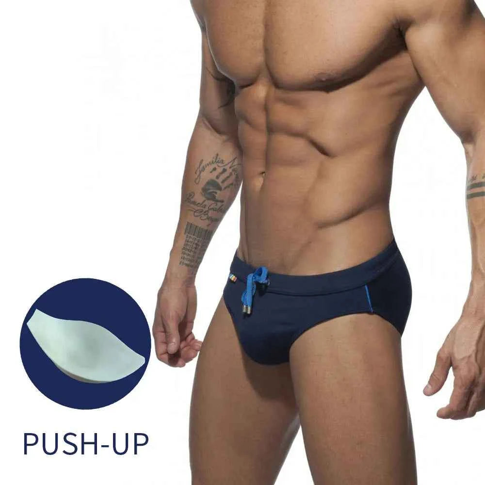 Men’s Rainbow Supportive Swim Briefs