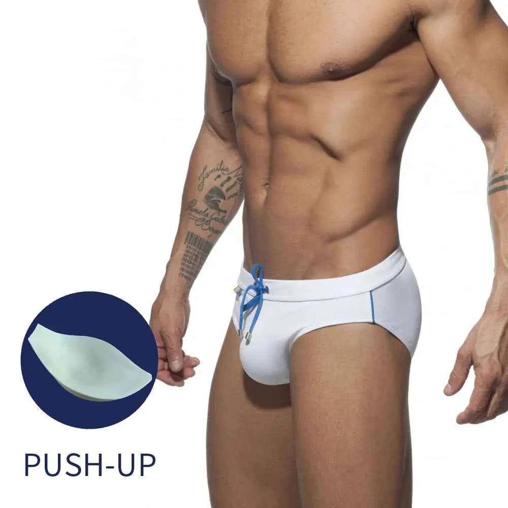 Men’s Rainbow Supportive Swim Briefs