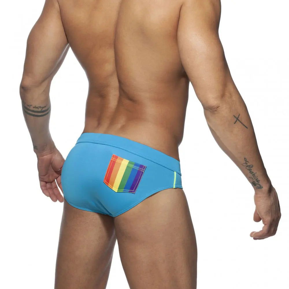 Men’s Rainbow Supportive Swim Briefs