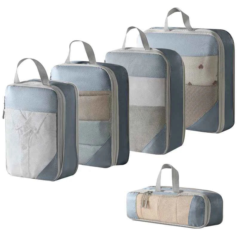 Compression Packing Cubes – Travel Organiser Set (3-5‑Piece)