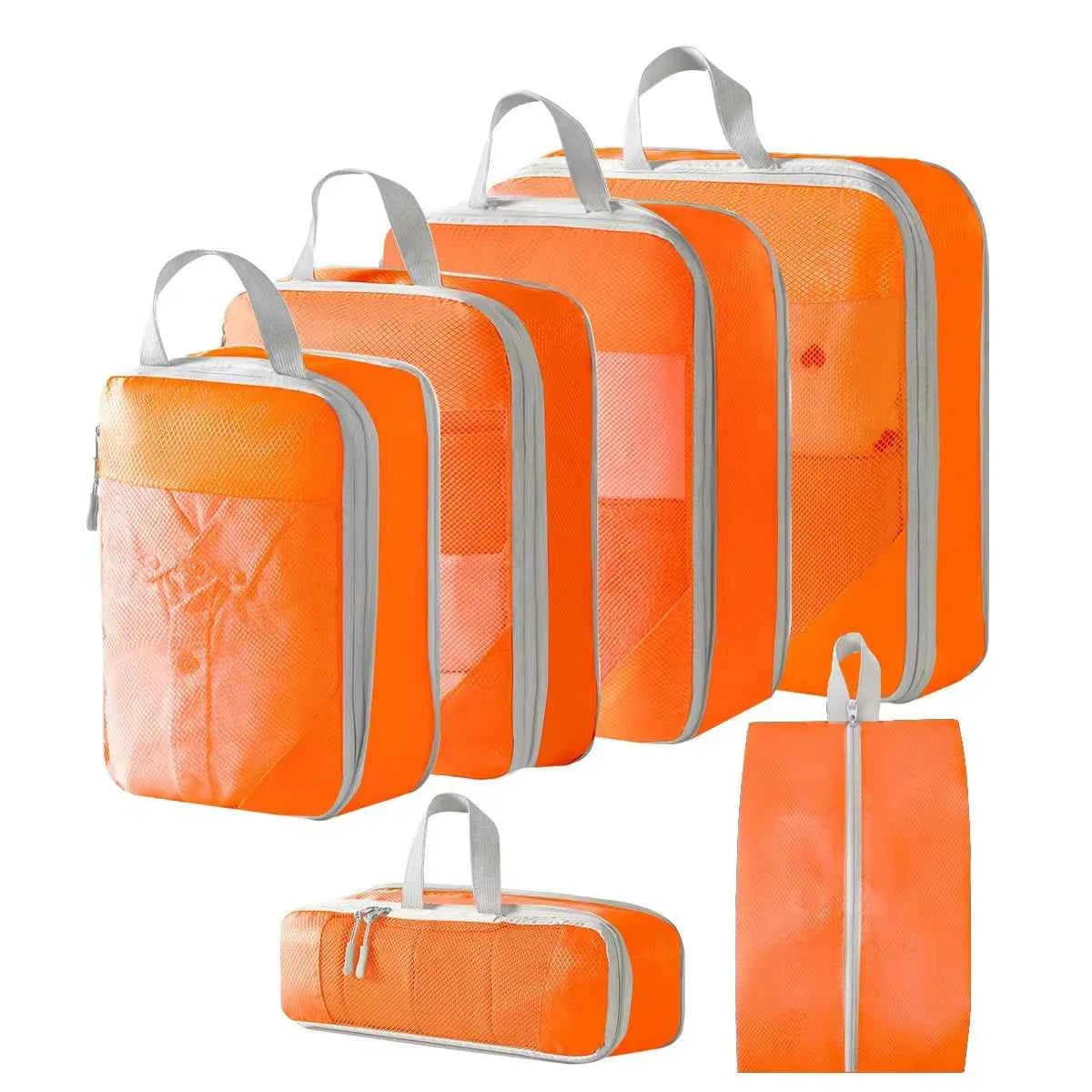 Compression Packing Cubes – Travel Organiser Set (3-5‑Piece)