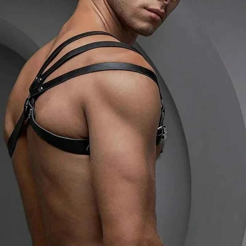 Men’s Adjustable Body Straps – Fashion Harness Accessory