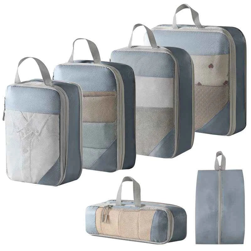 Compression Packing Cubes – Travel Organiser Set (3-5‑Piece)