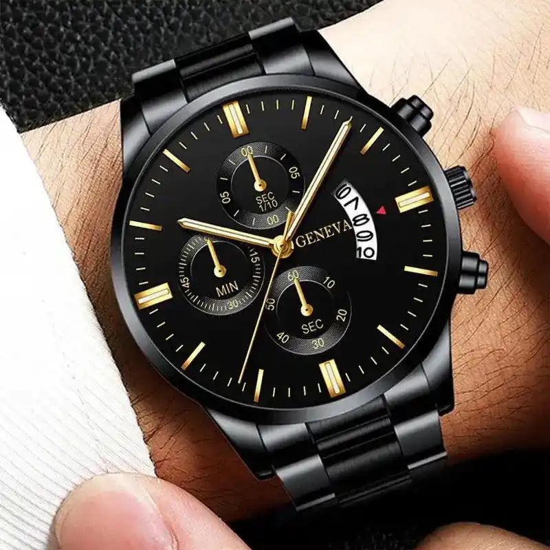 New Fashion Mens Sports Watches Luxury Calendar Quartz Wristwatch Business Watches Man Clock Relogio Masculino Reloj Hombre Lifestyle Travel Trading