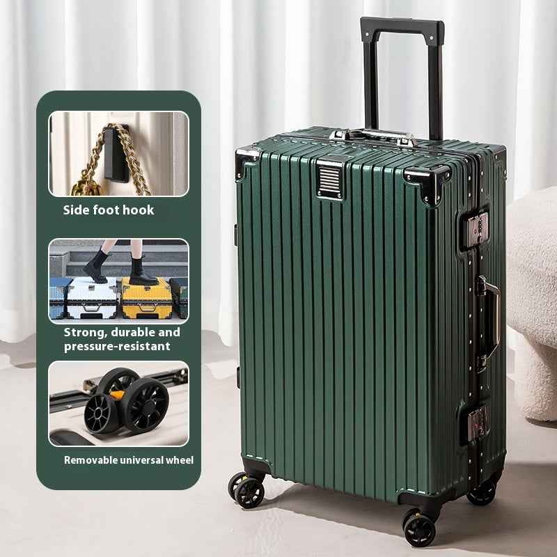 Aluminium Frame Suitcase – Large‑Capacity Hard‑Shell Luggage