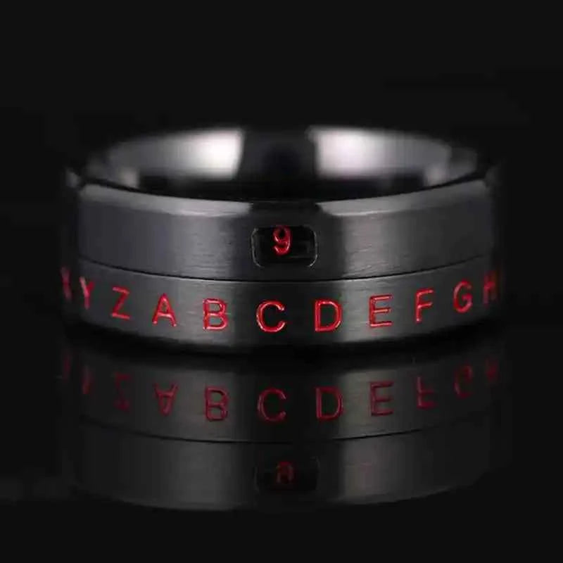 Technological Gadgets Gear Time Fidgit Spinner Man Emo Robot Knuckles For Men Fight Thumb Ring Stainless Steel Charm Jewelry - Lifestyle Travel Trading