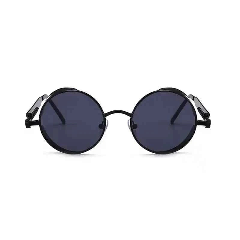 Retro Round Metal Sunglasses – Steampunk‑Style Shades - Lifestyle Travel Trading
