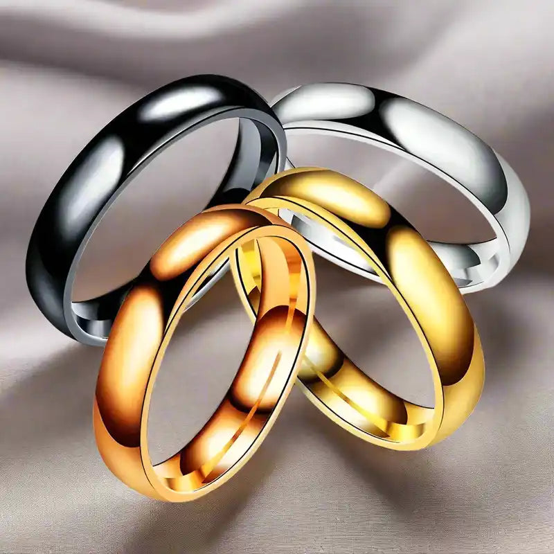 Titanium Ring | 6mm Hypoallergenic Wedding Band for Men and Women Dropified