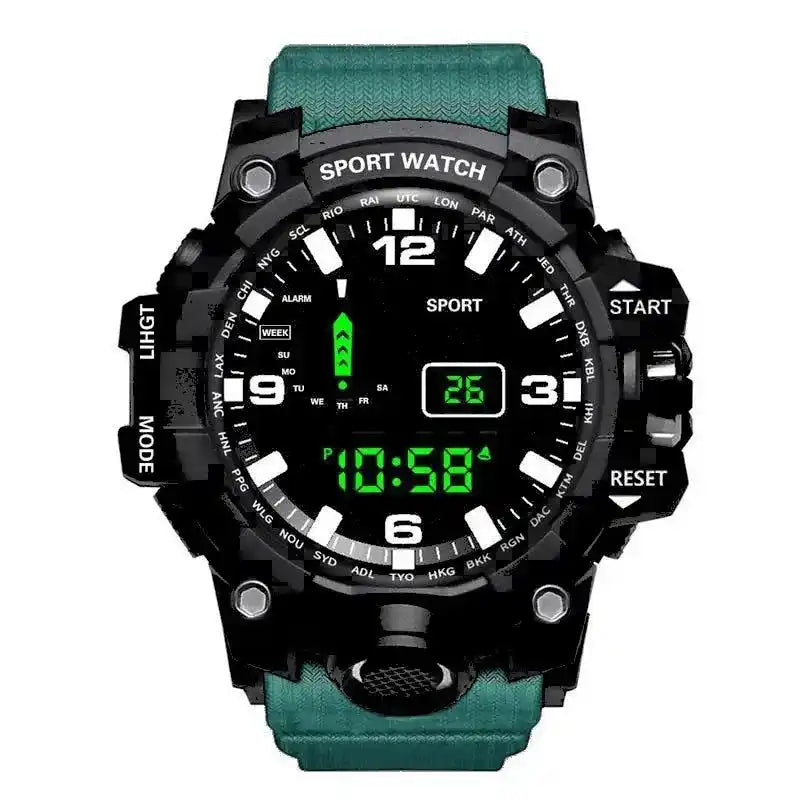 Men's Military Watch | Digital Sports Waterproof Multifunctional Timepiece Dropified