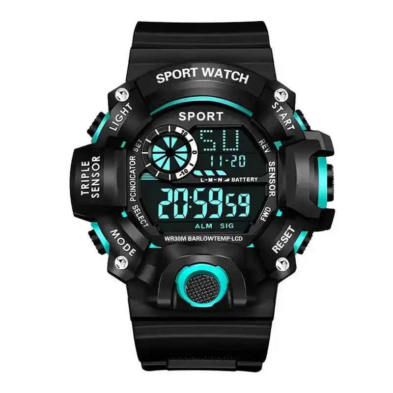 Men’s Military Digital Watch – Sports Multifunction Design - Lifestyle Travel Trading