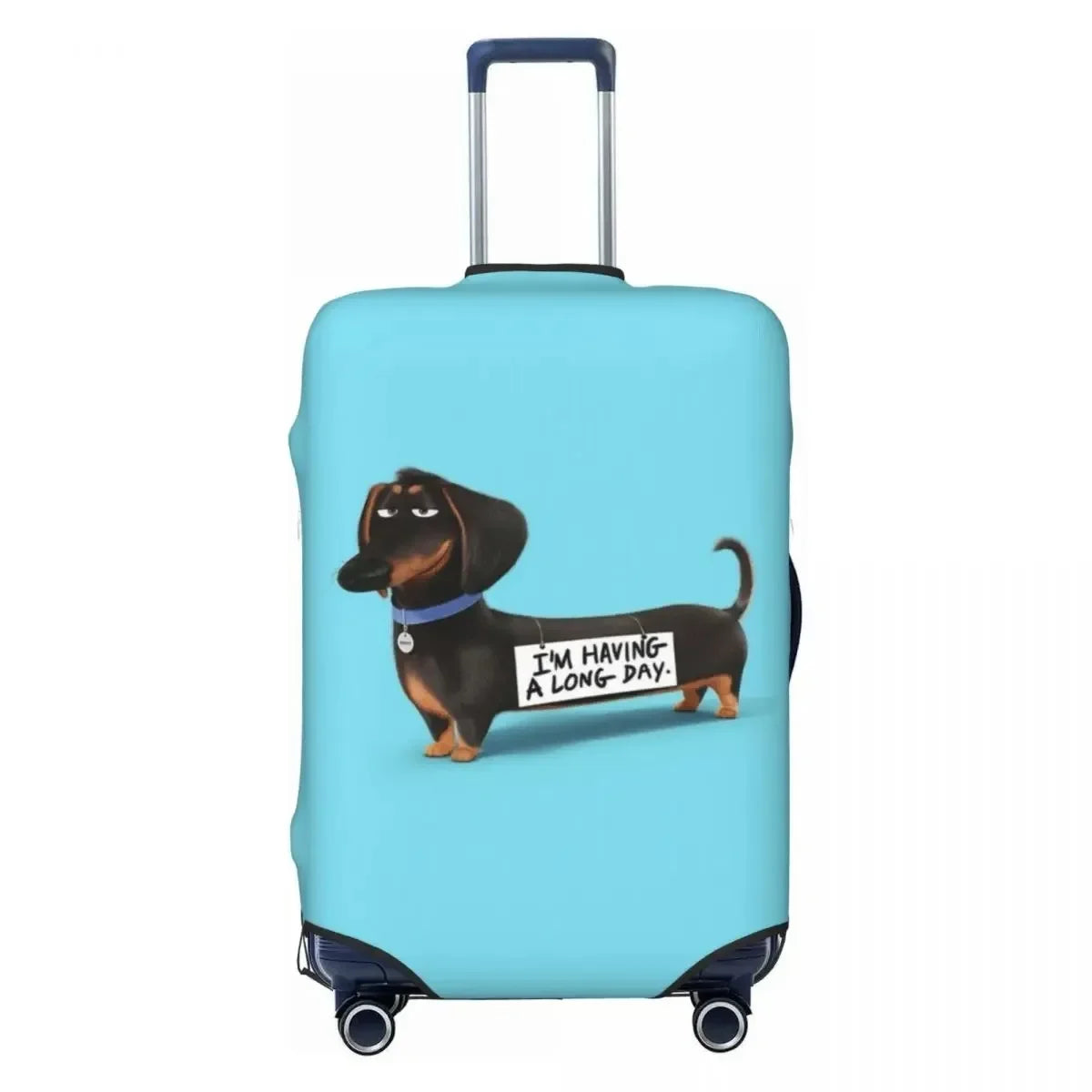 Dachshund Print Luggage Covers | Elastic Protective Suitcase Cover