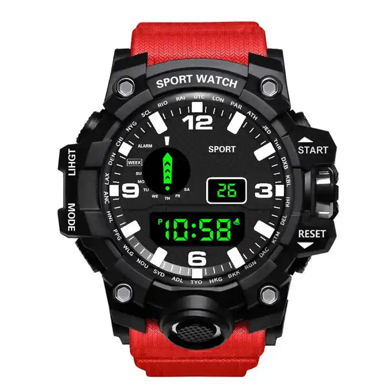 Men's Military Watch | Digital Sports Waterproof Multifunctional Timepiece Dropified
