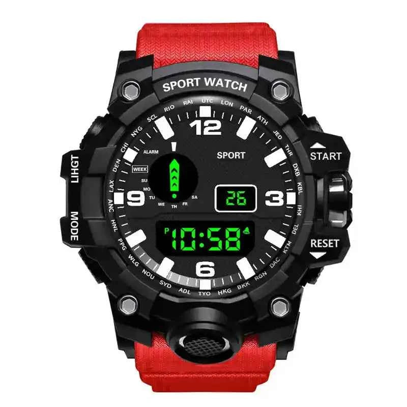 Men’s Military Digital Watch – Sports Multifunction Design - Lifestyle Travel Trading