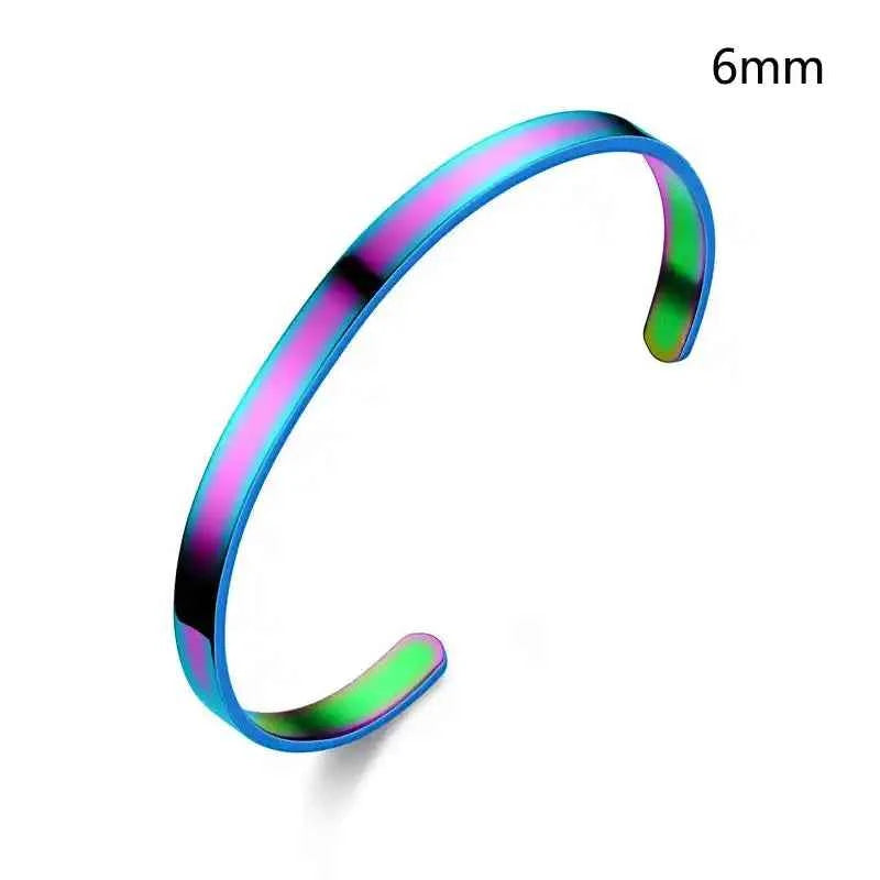 Custom Bracelets | Personalised Stainless Steel Cuff