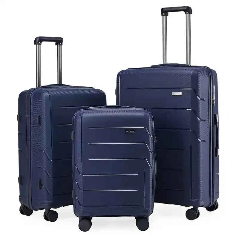 3‑Piece Luggage Set – Trolley Suitcases with TSA Lock & Swivel Wheels - Lifestyle Travel Trading
