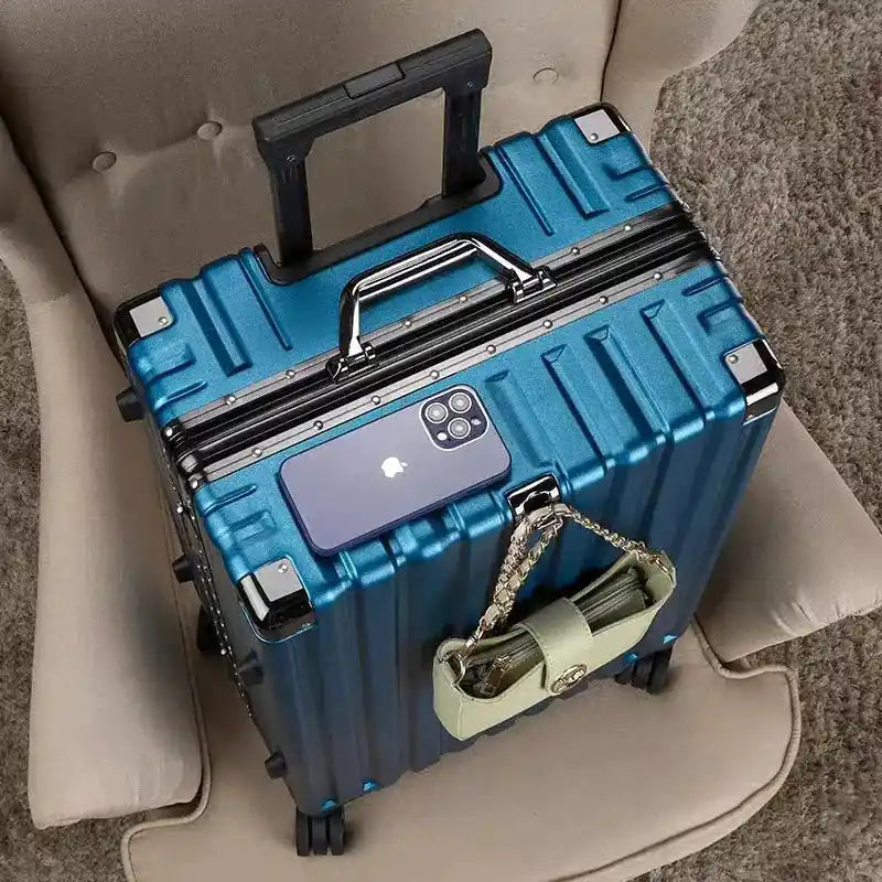 Aluminium Frame Suitcase | Hard Shell Trolley Case with Password Lock Dropified
