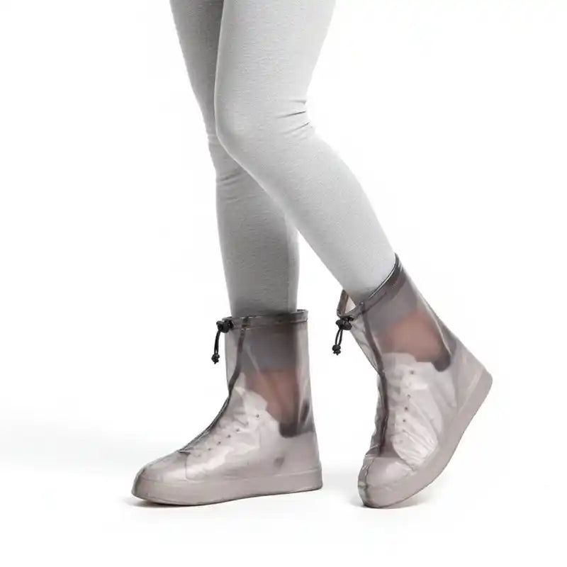 Silicone Waterproof Shoe Cover Unisex Shoes Protectors Rain Boots for Indoor Outdoor Rainy Reusable Quality non-slip shoe Cover Lifestyle Travel Trading