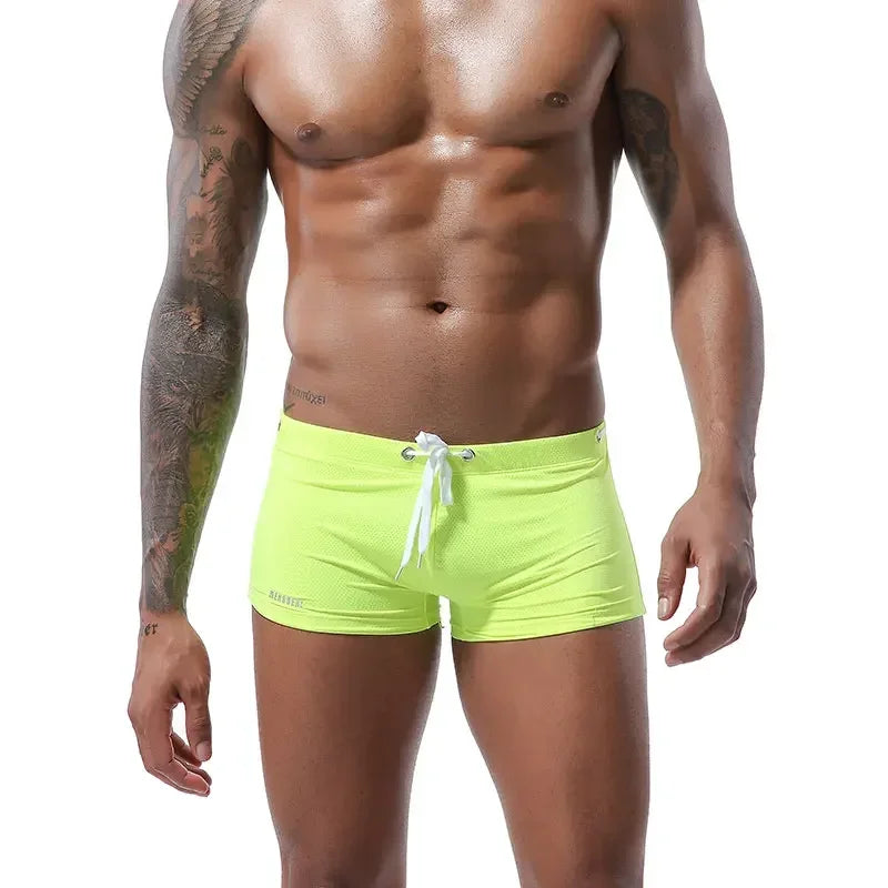 Men's Boxer Briefs Swimwear | Swim Boxers & Jammer Trunks