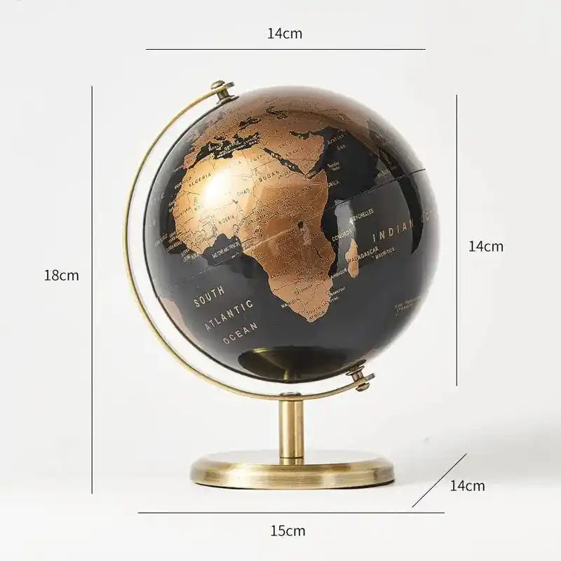 World Globes | Retro Modern Desk Globe for Ultimate Décor Dropified