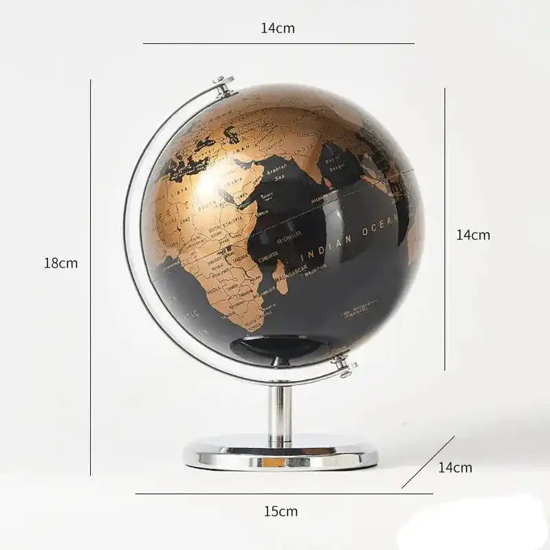 World Globes | Retro Modern Desk Globe for Ultimate Décor Dropified