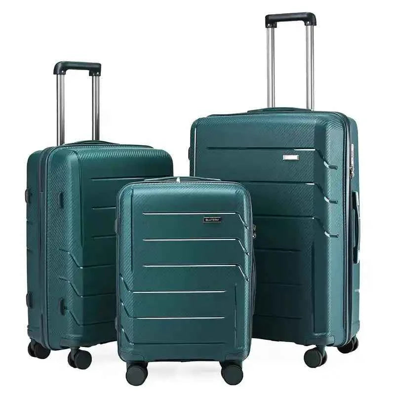 3‑Piece Luggage Set – Trolley Suitcases with TSA Lock & Swivel Wheels - Lifestyle Travel Trading