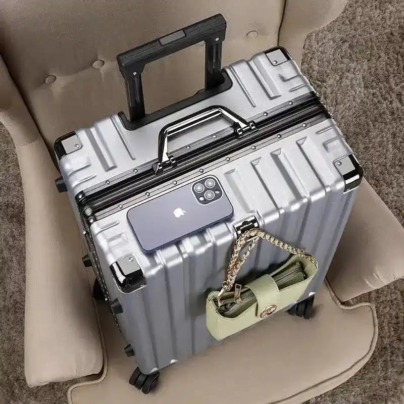 Aluminium Frame Suitcase | Hard Shell Trolley Case with Password Lock Dropified