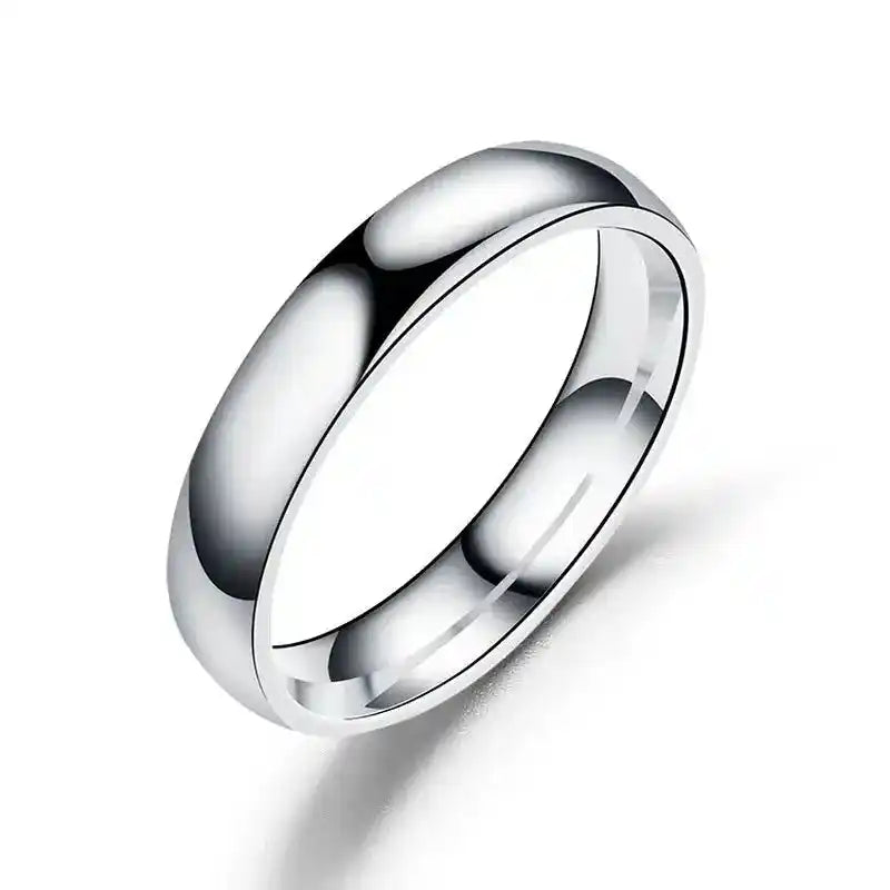 Titanium Ring | 6mm Hypoallergenic Wedding Band for Men and Women Dropified