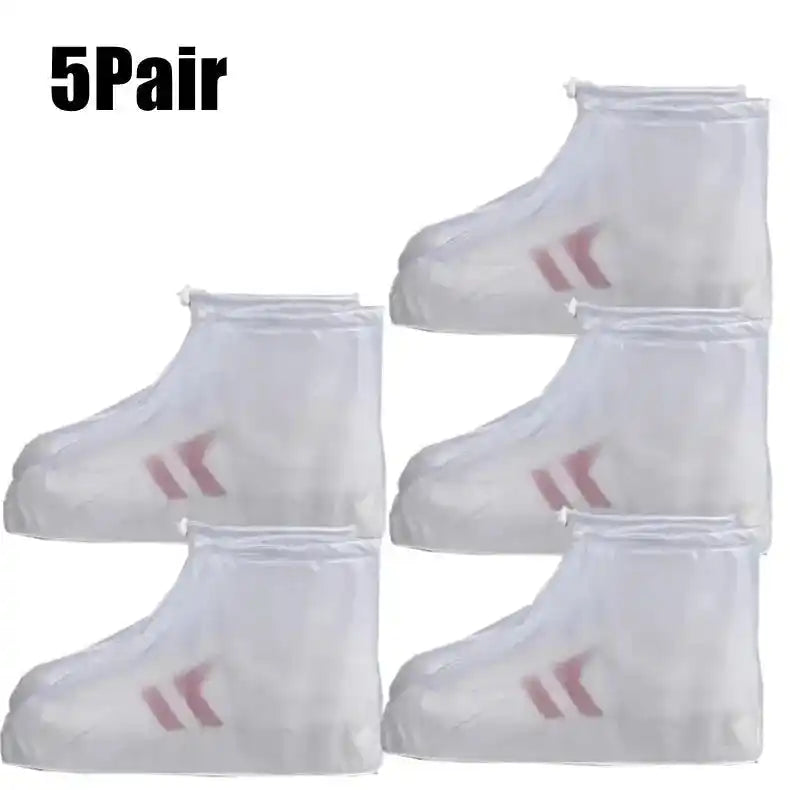 Silicone Waterproof Shoe Cover Unisex Shoes Protectors Rain Boots for Indoor Outdoor Rainy Reusable Quality non-slip shoe Cover Lifestyle Travel Trading