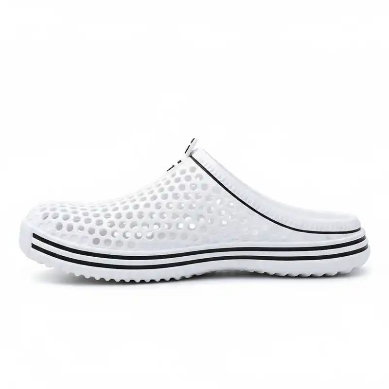 Comfortable Men Pool Sandals Summer Outdoor Beach Shoes Men Slip on Garden Clogs Casual Water Shower Slippers Unisex Zapatos Lifestyle Travel Trading