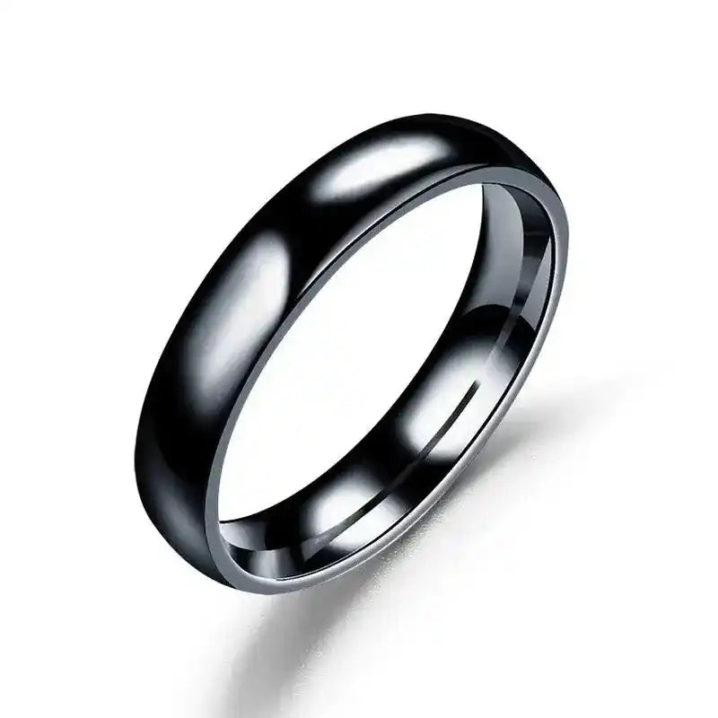 Titanium Ring | 6mm Hypoallergenic Wedding Band for Men and Women Dropified