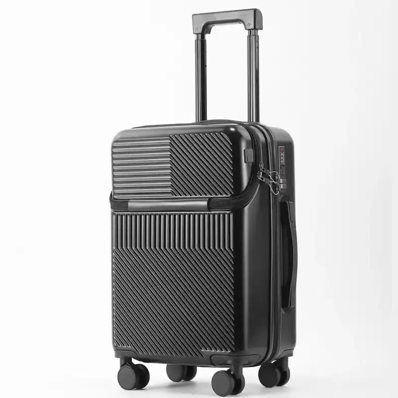 Suitcase with Cup Holder and USB | 20-26 inch Lightweight PC Business Carry-On Dropified