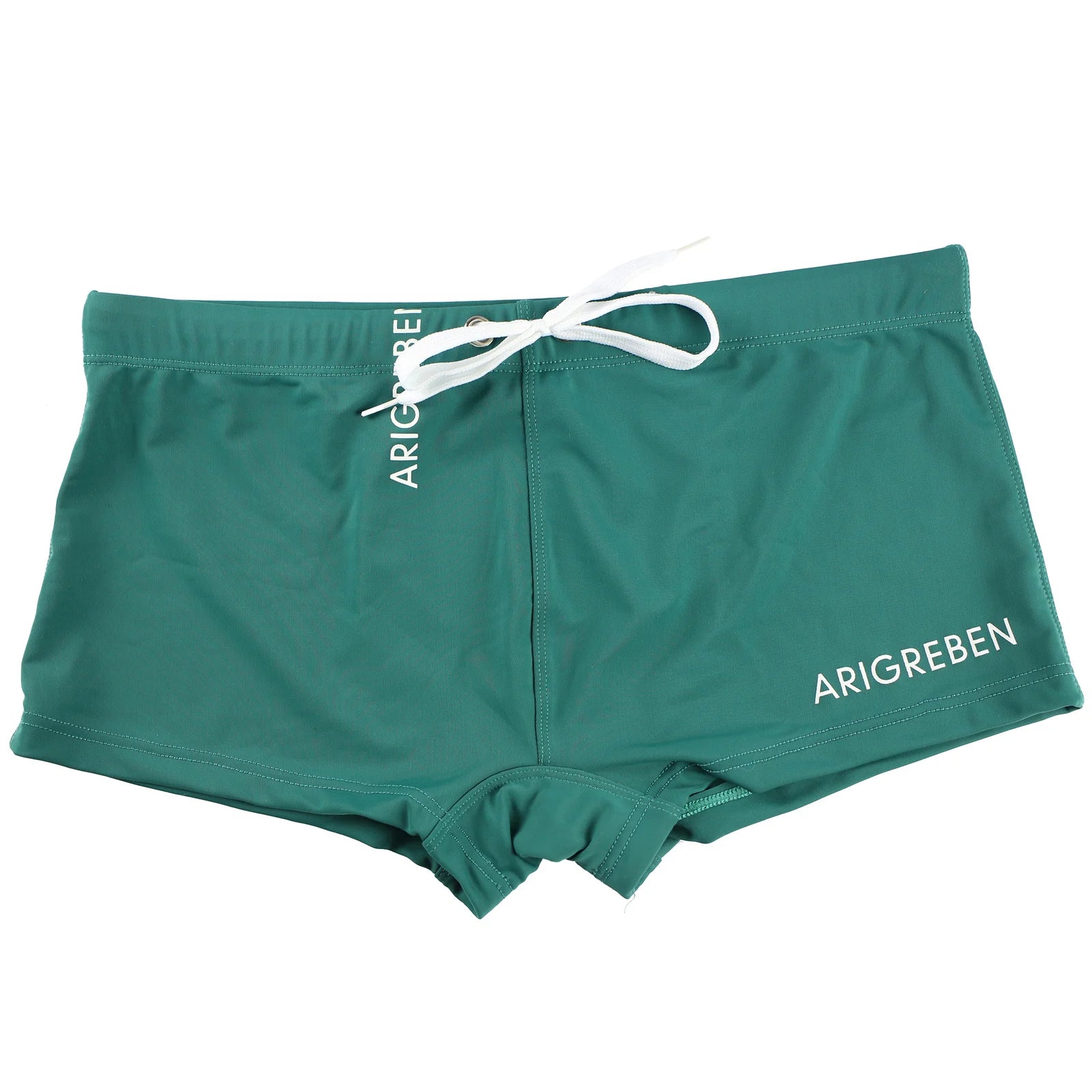 Men's Solid Colour Boxer Swimwear | Drawstring Beach Shorts