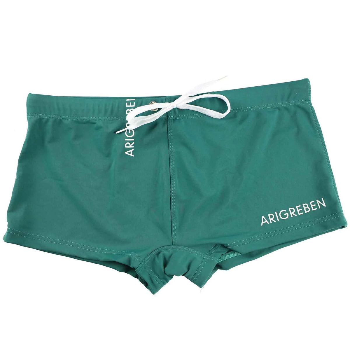 Men's Solid Colour Boxer Swimwear | Drawstring Beach Shorts