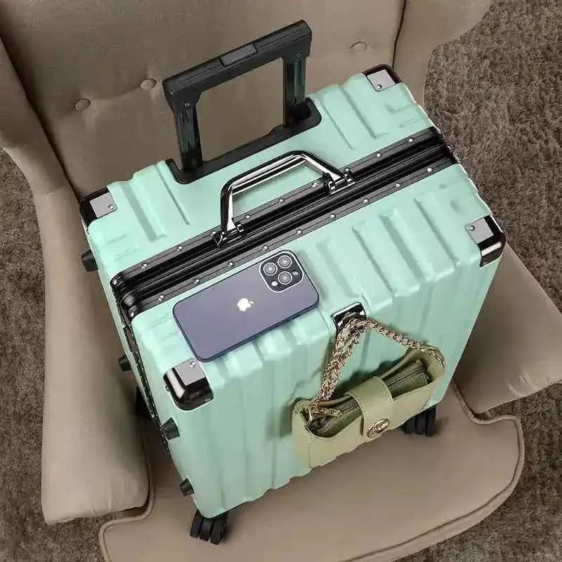 Aluminium Frame Suitcase – Hard‑Shell Luggage with Secure Lock - Lifestyle Travel Trading
