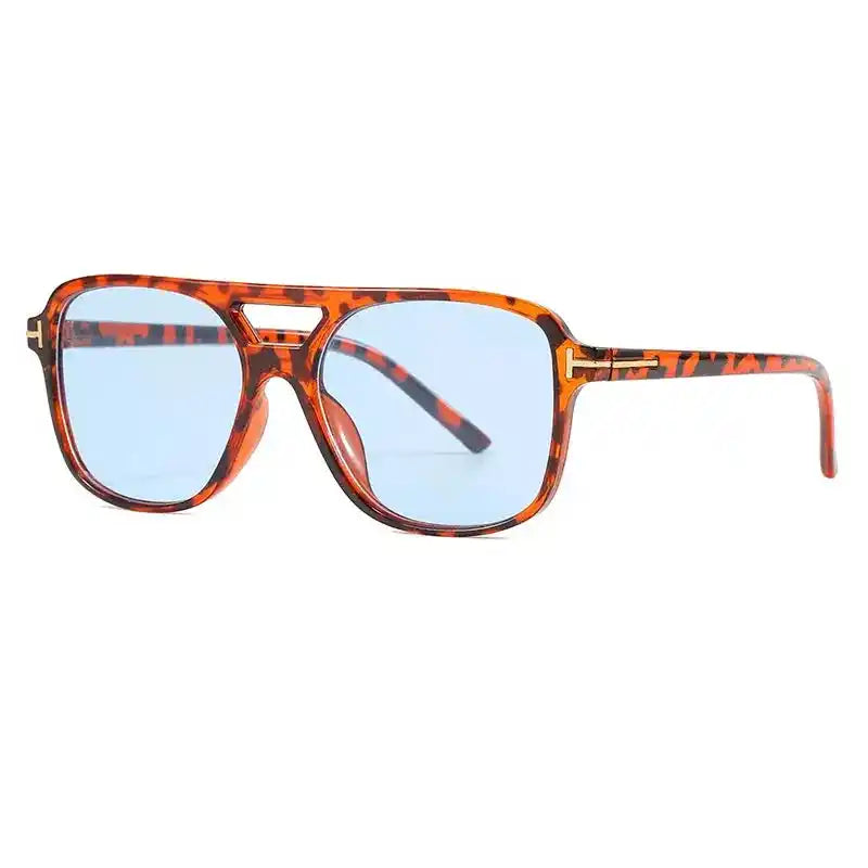Oversized Sunglasses | Women's Pilot Double Bridge UV400 Sun Glasses Dropified