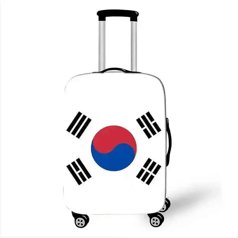 Flag Design Suitcase Cover – Stretch Travel Luggage Protector - Lifestyle Travel Trading