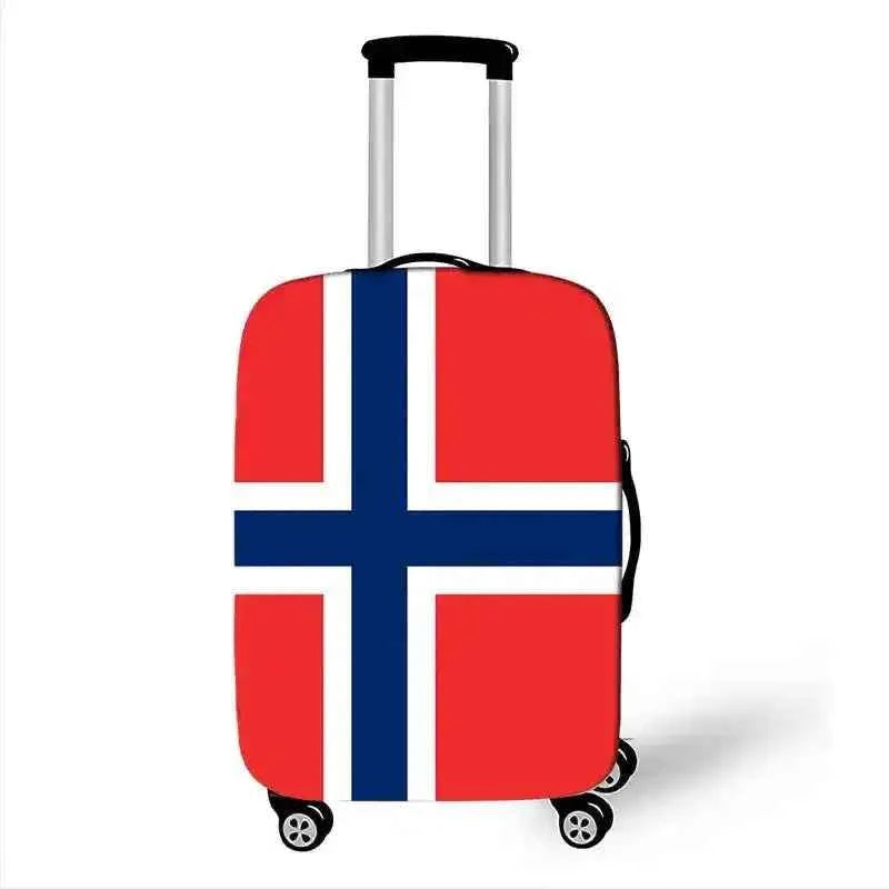 Flag Design Suitcase Cover – Stretch Travel Luggage Protector - Lifestyle Travel Trading