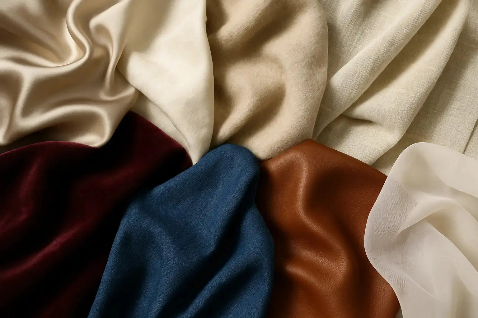 Image of various fabric types