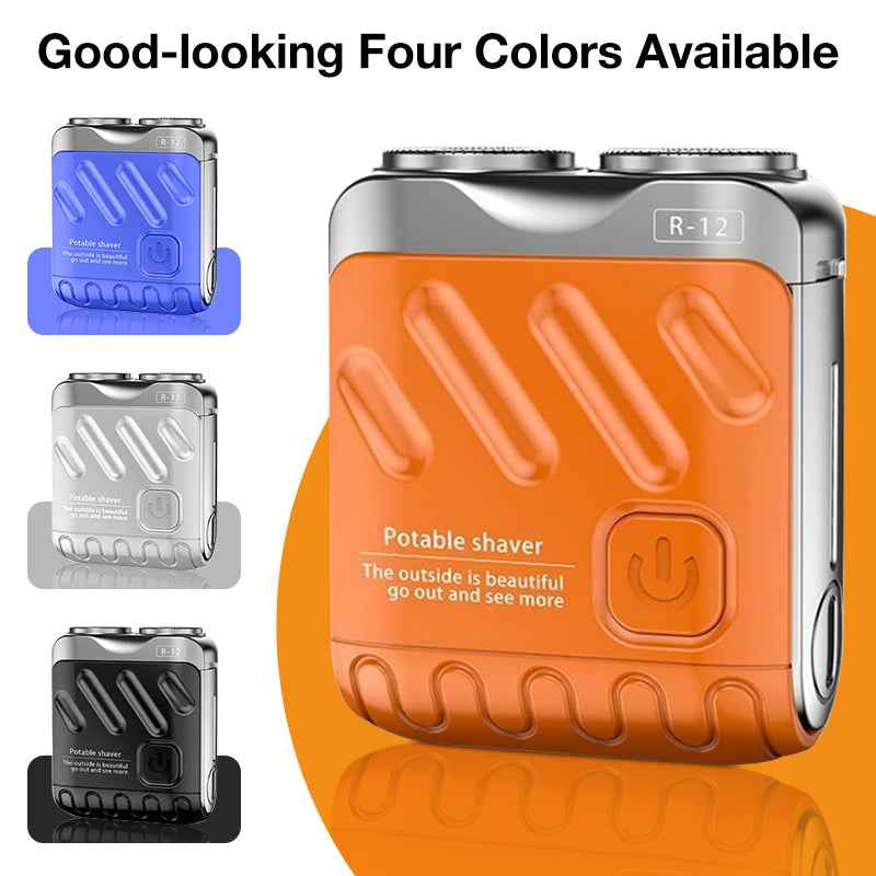 Portable Electric Shaver for Men – Mini Waterproof Travel Shaver